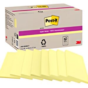 Post-it Bloc-notes super sticky Recycling Notes, jaune