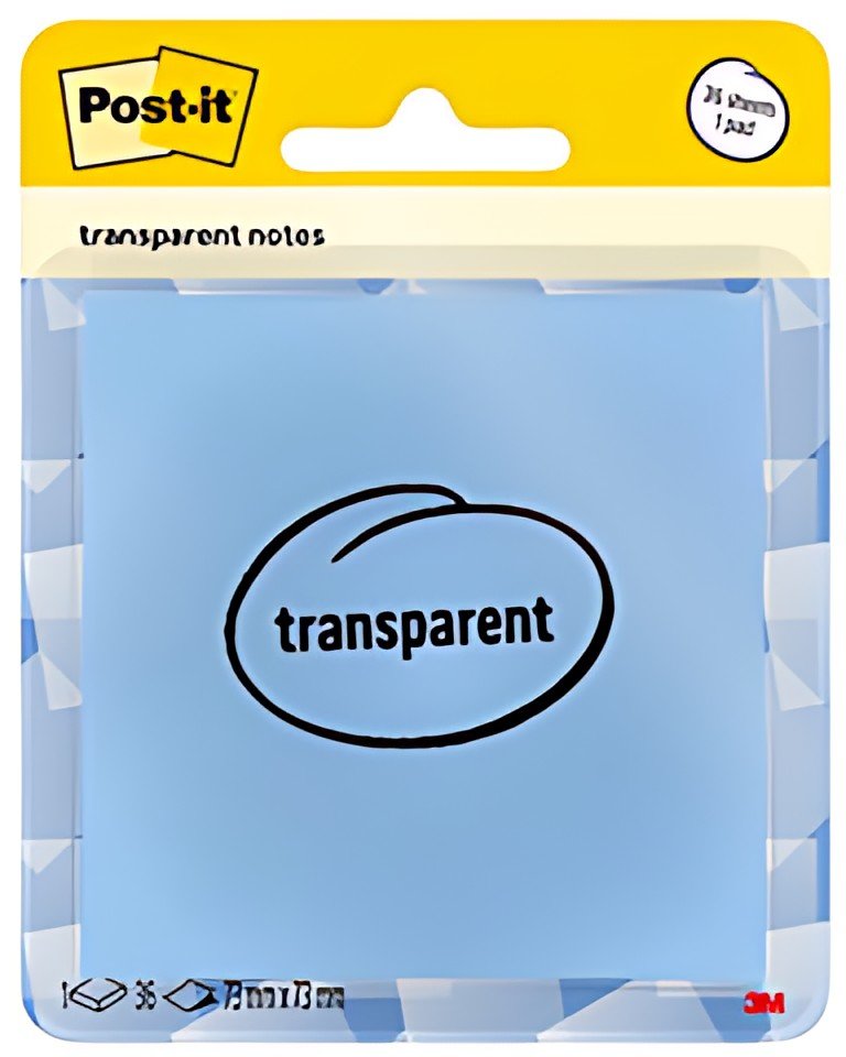 Post-it Bloc-notes transparent notes, orange pastel
