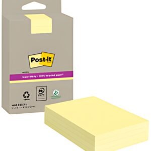 Post-it Bloc-notes super sticky Recycling notes, ligné