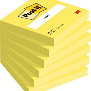 Post-it Bloc-note adhésif, 76 x 76 mm, jaune