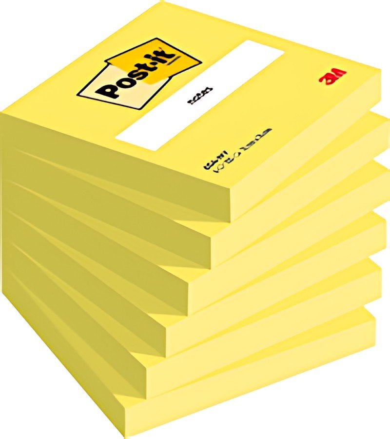Post-it Bloc-note adhésif, 127 x 76 mm, jaune