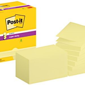 Post-it Bloc-note adhésif super sticky z-notes, 127 x 76 mm
