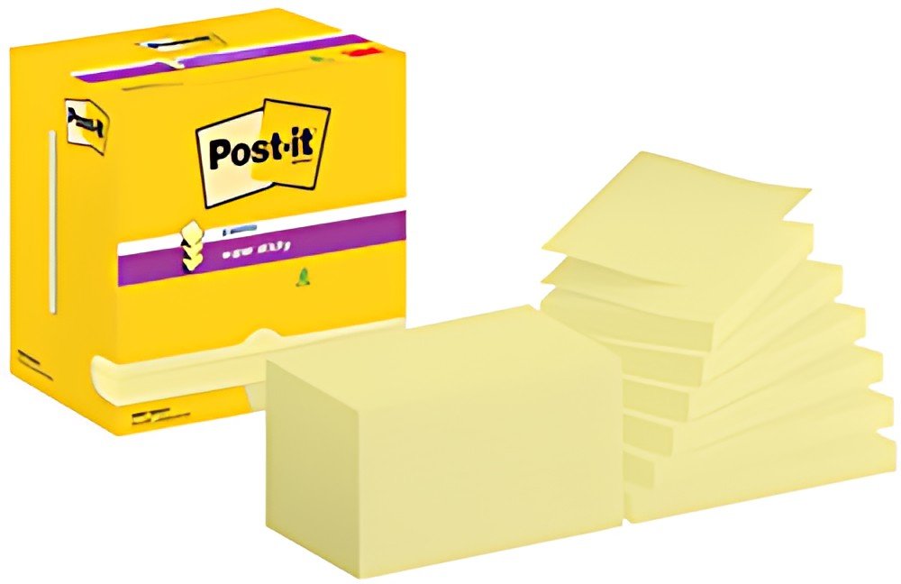 Post-it Bloc-note adhésif super sticky z-notes, 127 x 76 mm