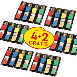 Post-it Marque-page Index mini, 11,9 x 43,2 mm, 4+2 gratuits