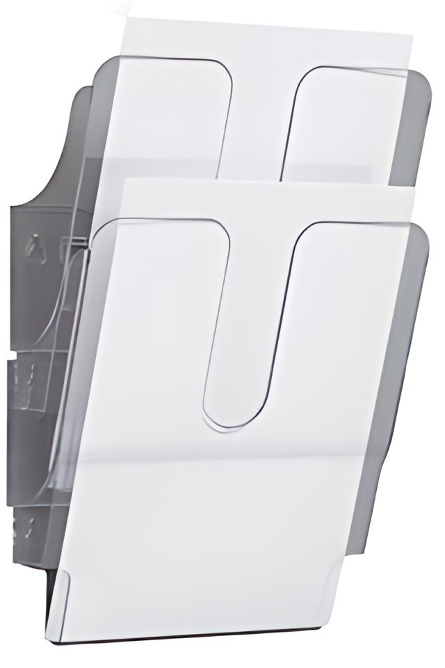 DURABLE Set de porte-brochures mural "FLEXIPLUS 2", A4