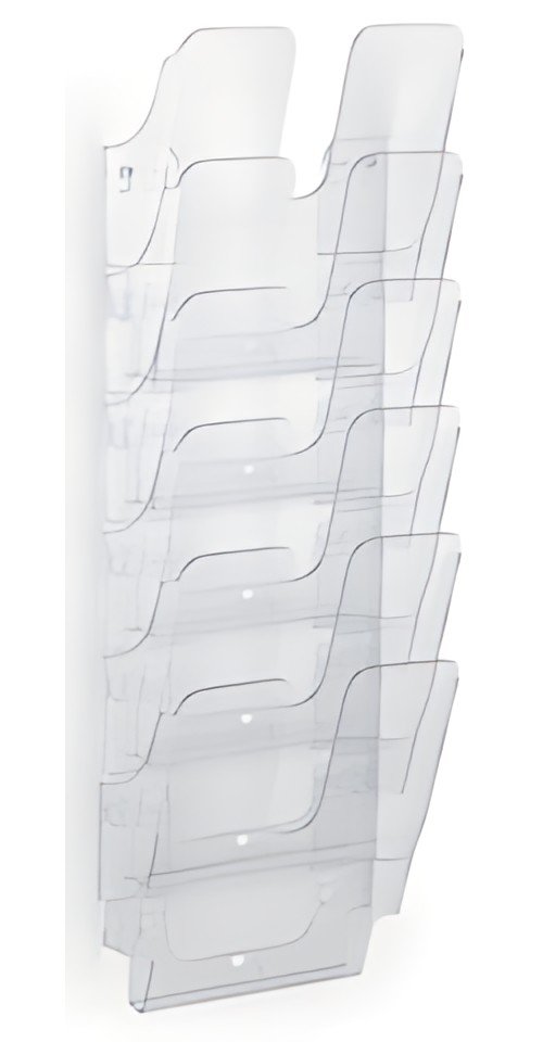 DURABLE Set de porte-brochures mural "FLEXIPLUS 6", A4