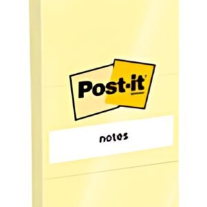 Post-it Bloc-note adhésif, 38 x 51 mm, jaune, blister