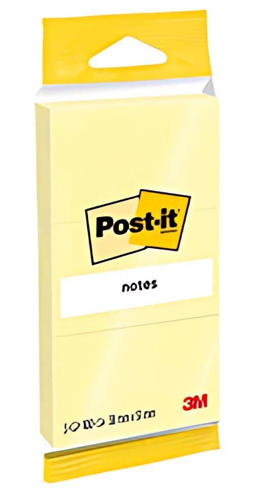 Post-it Bloc-note adhésif, 38 x 51 mm, jaune, blister