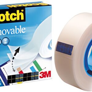 3M Scotch Ruban adhésif Removable 811, 19 mm x 33 m