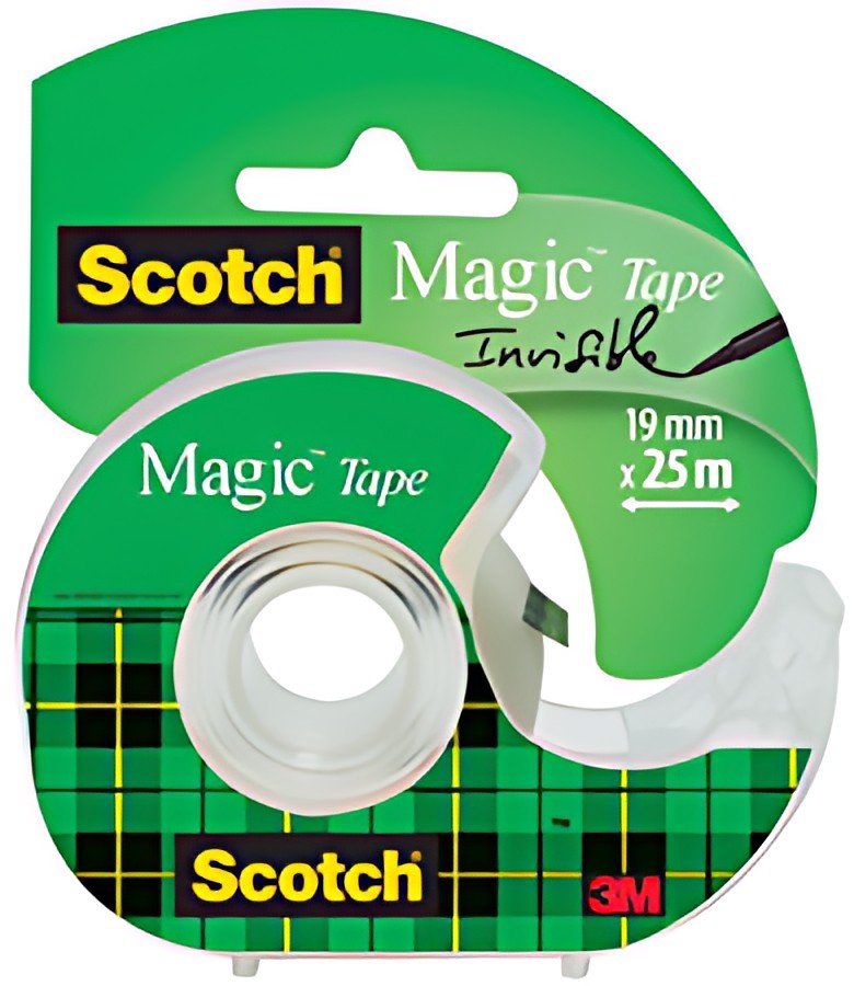 3M Scotch Ruban adhésif Magic 810, 19 mm x 30 m, invisible