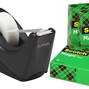 3M Scotch Dévidoir de table C60, garni, promotion, noir