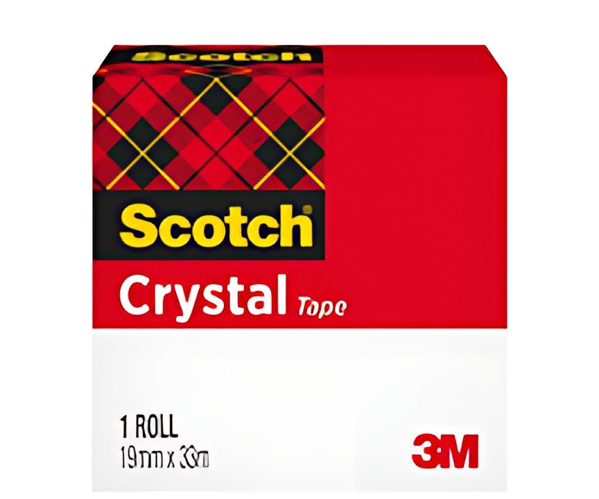 Scotch Ruban adhésif Crystal Clear 600, 19 mm x 33 m, 12+2