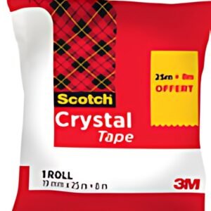 Scotch Ruban adhésif Crystal, transparent, pack économique
