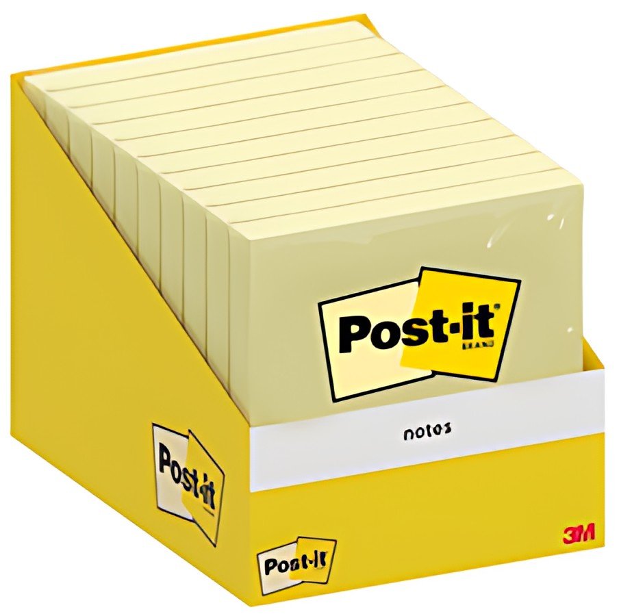 Post-it Bloc-note adhésif, 76 x 76 mm, jaune