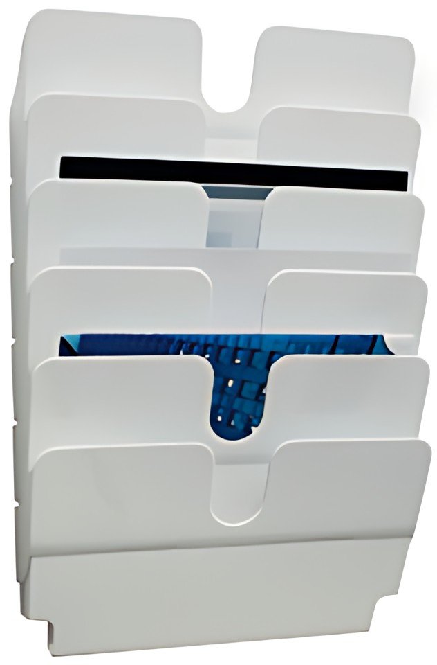 DURABLE Set de porte-brochures mural "FLEXIPLUS 6", A4