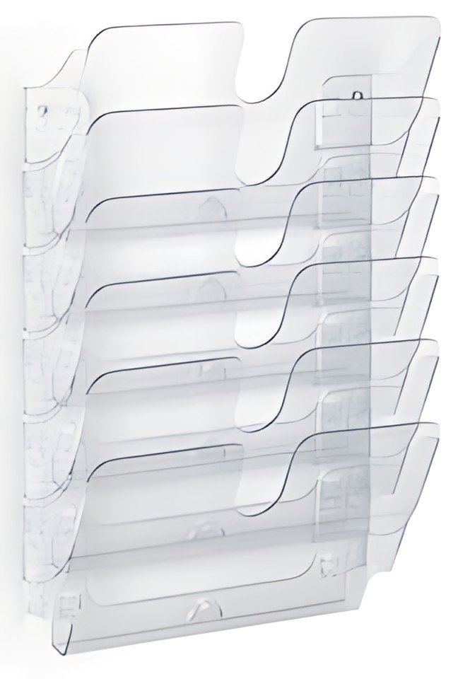 DURABLE Set de porte-brochures mural "FLEXIPLUS 6", A4