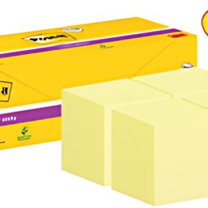 Post-it Bloc-note super sticky notes, 76 x 76 mm, 12+12