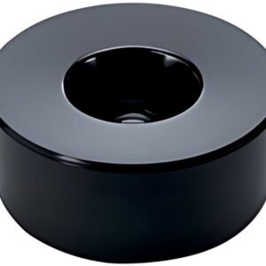 DURABLE Cendrier KULAN, rond avec couvercle, noir