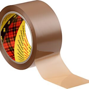 3M Scotch Ruban adhésif d'emballage 305, 50 mm x 66 m,marron