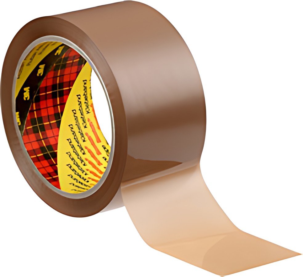 3M Scotch Ruban adhésif d'emballage 305, 50 mm x 66 m,marron