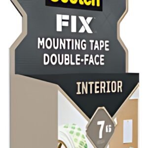 3M Scotch Ruban adhésif de montage double face, 19 mm x 5m