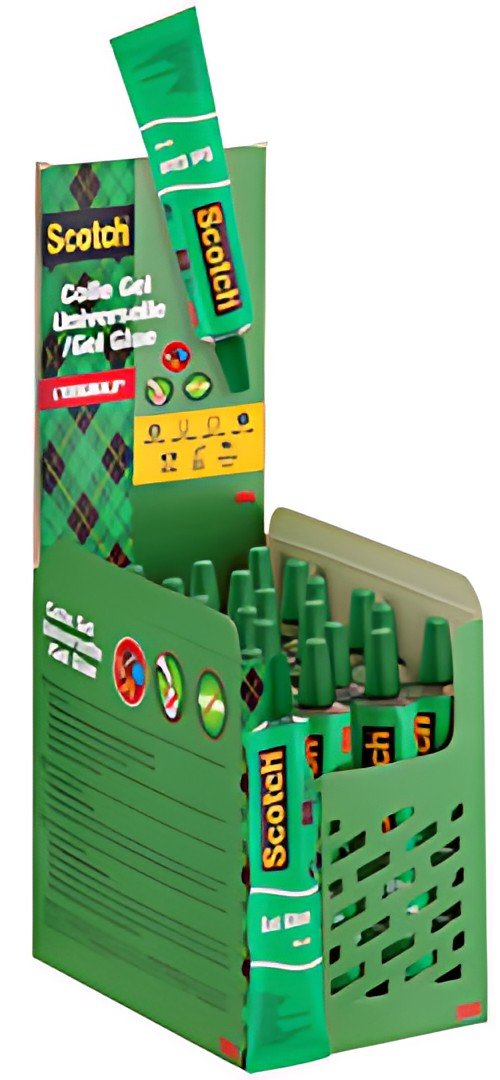 Scotch Colle Gel universelle "L'Originale", 30 ml,présentoir