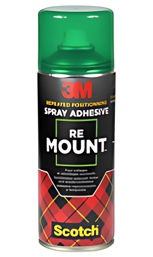 3M Scotch Colle spray RE MOUNT, détachable, 400 ml
