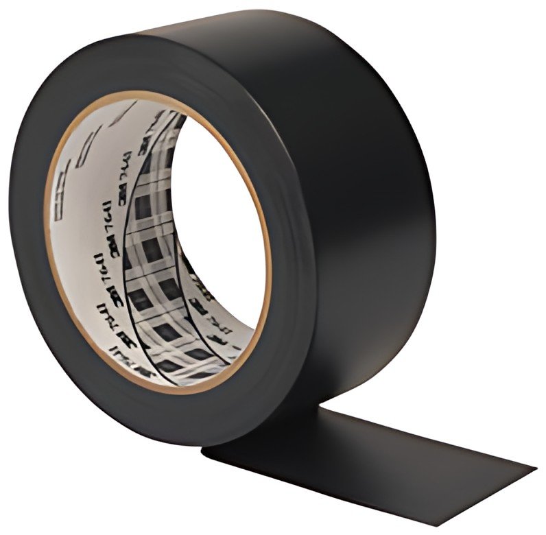 3M Ruban adhésif PVC souple 764i, 50,8 mm x 33 m, noir