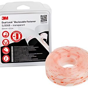 3M Dual Lock Fermeture à pression SJ356B, 25 mm x 2,5 m
