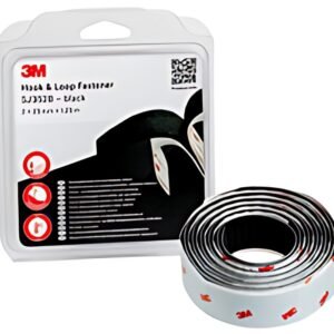 3M Ruban boucle et crochet SJ352B, 25 mm x 1,25 m, noir