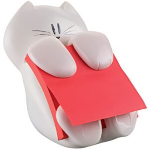 Post-it Distributeur Z-Notes "Chat", équipé, blanc