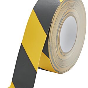 DURABLE Bande antidérapante DURALINE GRIP, 75 mm, noir/jaune