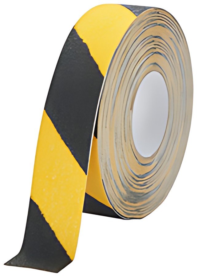 DURABLE Bande antidérapante DURALINE GRIP+, 25 mm,jaune/noir