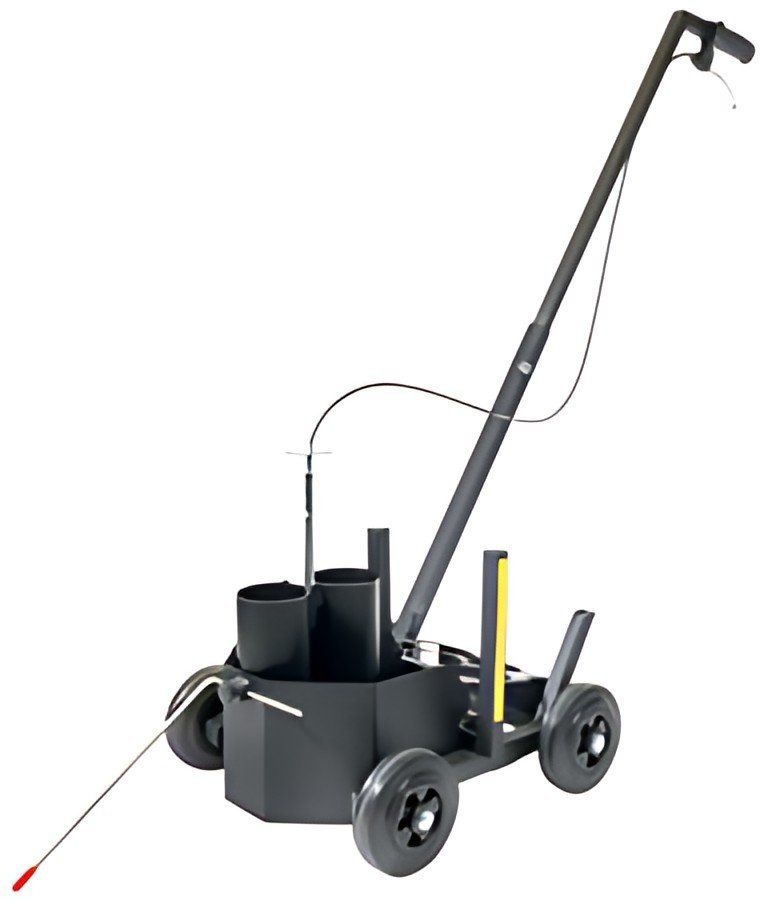 DURABLE Chariot de marquage au sol DURALINE EasyTrack, noir