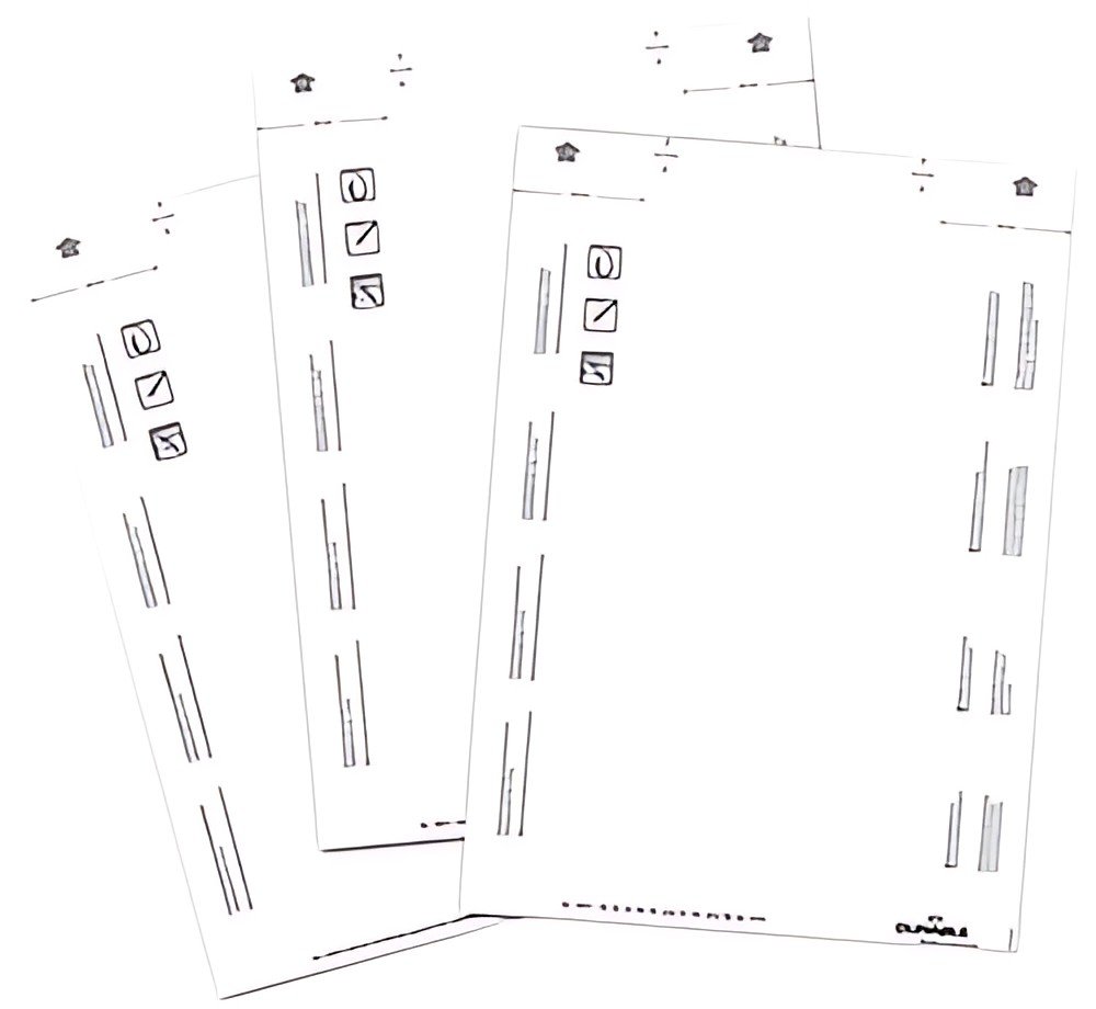 DURABLE Planche d'impression pour badges, 75 x 40 mm, blanc