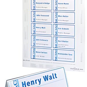 DURABLE Planche d'impression pour porte-noms, blanc