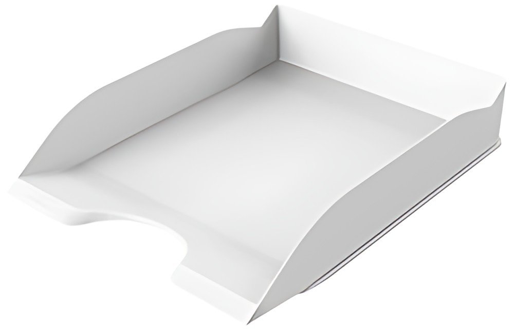 DURABLE Corbeille à courrier BASIC, superposable, blanc
