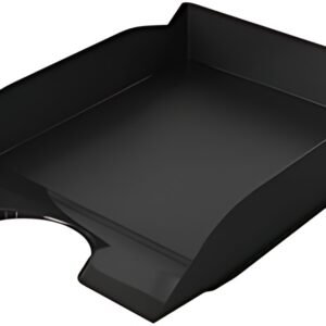 DURABLE Corbeille à courrier BASIC, superposable, noir