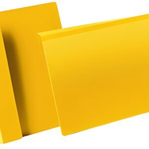 DURABLE Pochette d'identification, en-tête pliant, jaune
