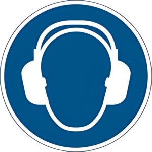 DURABLE Panneau de sécurité "Porter un casque anti-bruit"