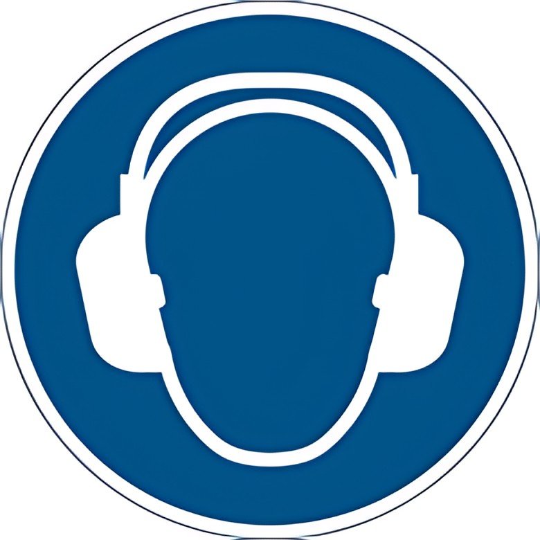 DURABLE Panneau de sécurité "Porter un casque anti-bruit"