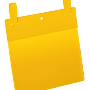 DURABLE Pochette pour casier en treillis, A5 paysage, jaune