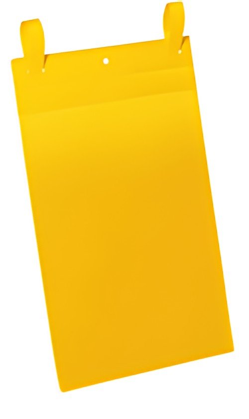 DURABLE Pochette pour casier en treillis, A4 portrait, jaune