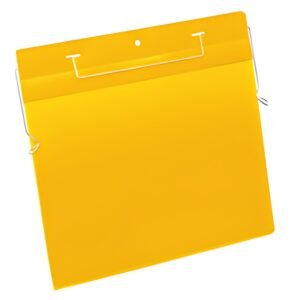 DURABLE Pochette avec fil de suspension, A4 paysage, jaune