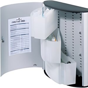 DURABLE FIRST AID SET L, armoire à pharmacie design, argent
