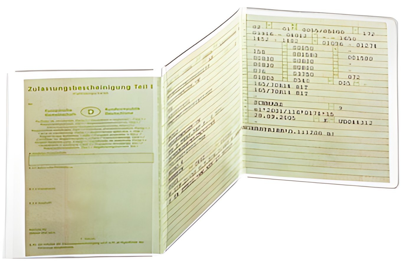 Couverture DURABLE pour carte d'identité, en PP, trois parties, transparente