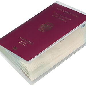 DURABLE Pochette double pour passeport, format: 189 x 129 mm