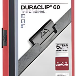 DURABLE Chemise à clip DURACLIP ORIGINAL 60, A4, rouge