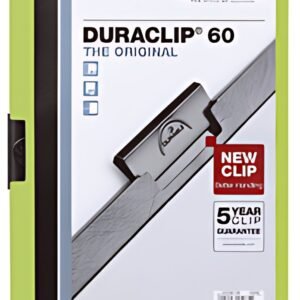 DURABLE DURACLIP ORIGINAL 60 Chemises à pince, A4, vert
