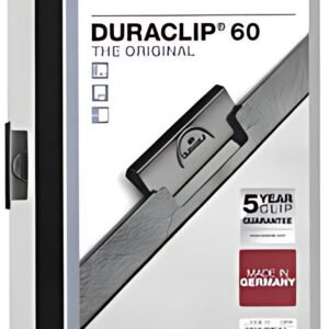 DURABLE DURACLIP ORIGINAL 60 Chemises à pince, A4, gris